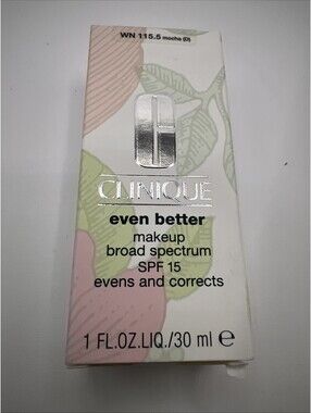 NEW Clinique Even Better SPF 15 - WN 115.5 Mocha (D) 1 oz